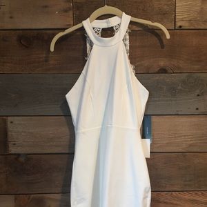 Lulus: Endlessly Alluring White Lace Bodycon Dress